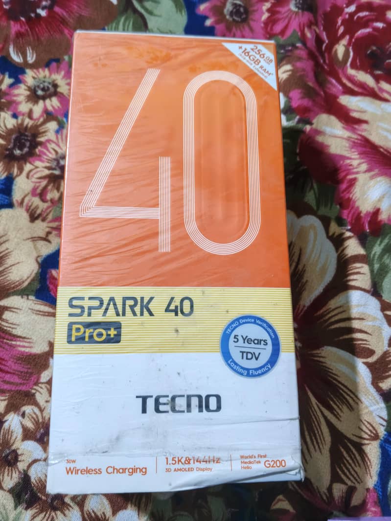 Tecno Spark 40 Pro Plus 0