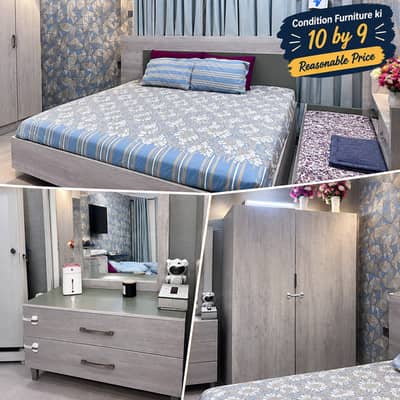 Premium Wooden Bed | Luxury King Size Bed | Modern Wooden Bed