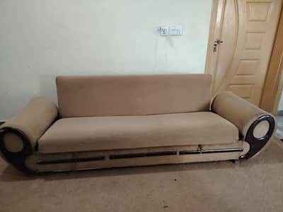 Space-Saving Sofa Cum Bed (Good Condition)