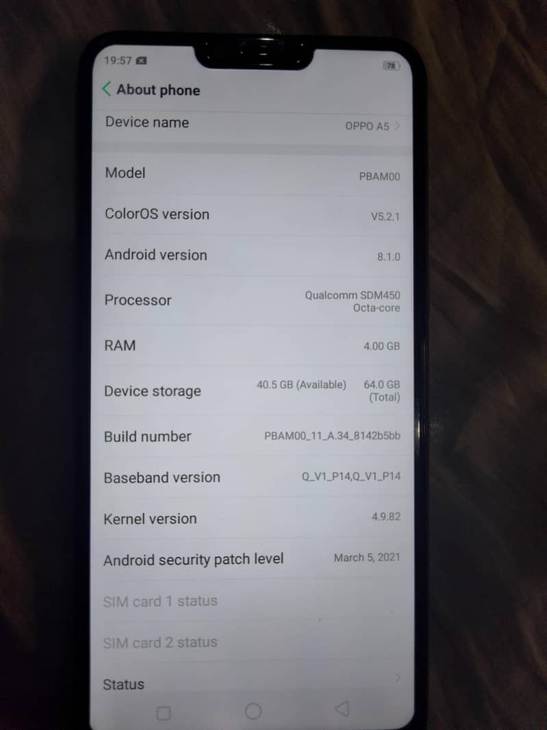 OPPO A5 5