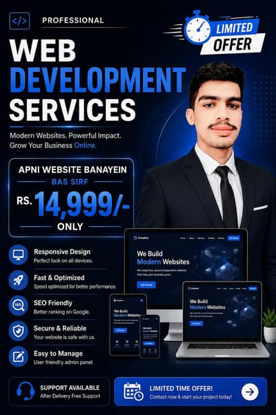 Website Development – Sirf Rs. 14,999