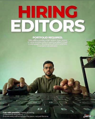 Video editor Wanted
