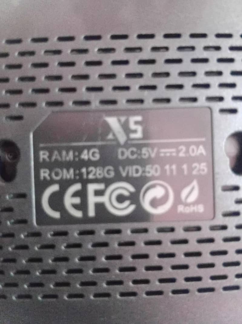 Android tv box new box pack 5