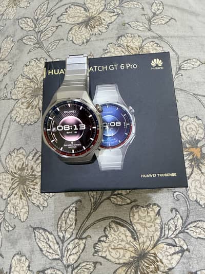 Huawei Watch GT 6 Pro – Silver – Just 1 Day Used