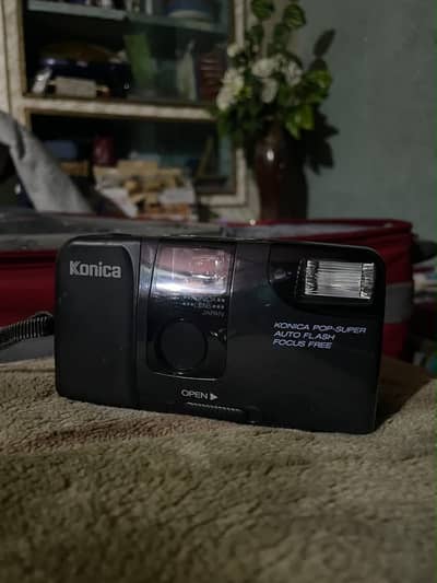 1980s Konica Vintage Film Cameras Pair | Japan Made