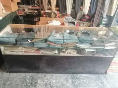 2 shop display counters