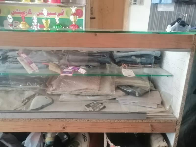 2 shop display counters 3