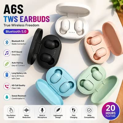 A6s TWS wireless Earbuds