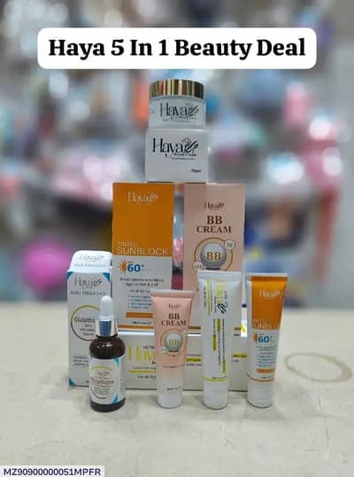 Haya 5 in 1 Glow Beauty Deal - Complete Skin Care Kit