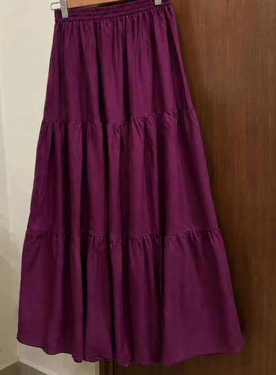 Maroon Ladies Skirt