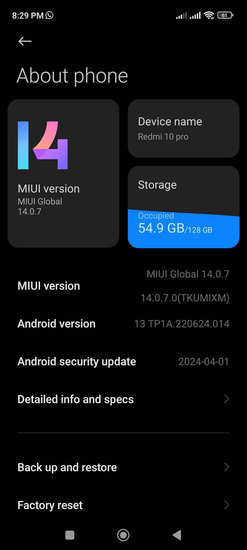 Redmi note 10 7