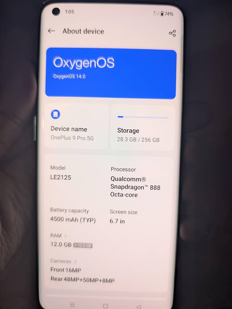 One Plus 9 Pro 5G 3