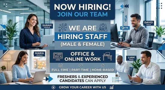 Hiring now in Lahore
