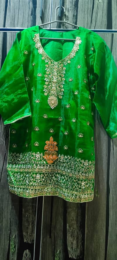 mehandi sharyara bridal dress for sale