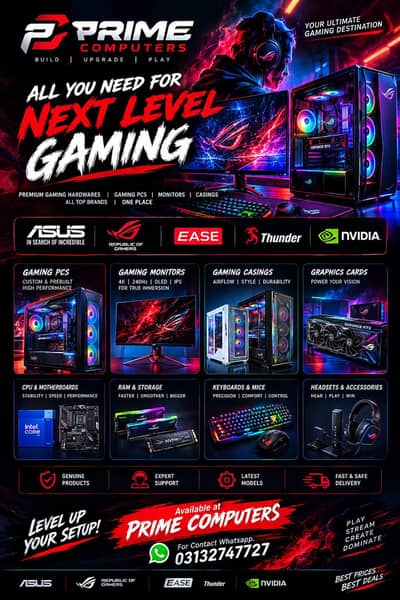 From Office to Gaming , We Build It All. Your Ultimate Destination