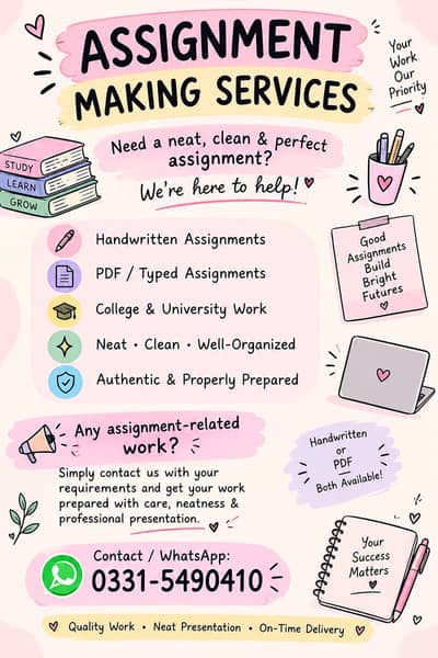 aiou assignments, school , college and university assignments