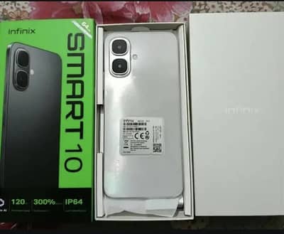 Infinix Smart 10 4/64 with box 03314815478 call me urgent sale