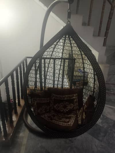 Black Swing Chair/ jhoola big size