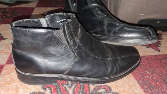 Ndure Men's Black Formal Shoes | Size 45 | Good Condition
