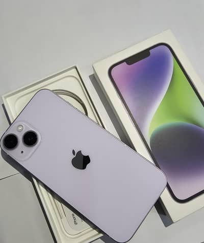 Apple iPhone 14 128 gb purple NON PTA with original charger