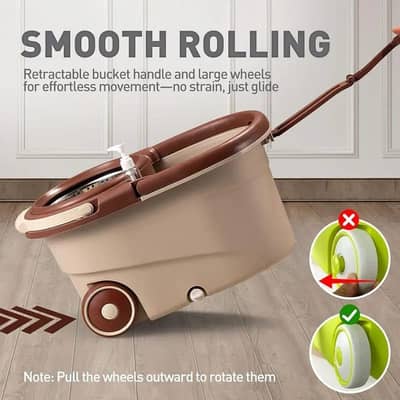 Premium 360 Spin Mop & Bucket Set
