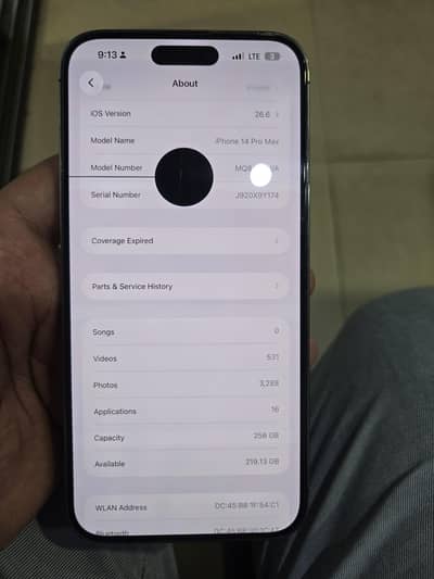 Apple iPhone 14 Pro Max 256Gb pta approved
