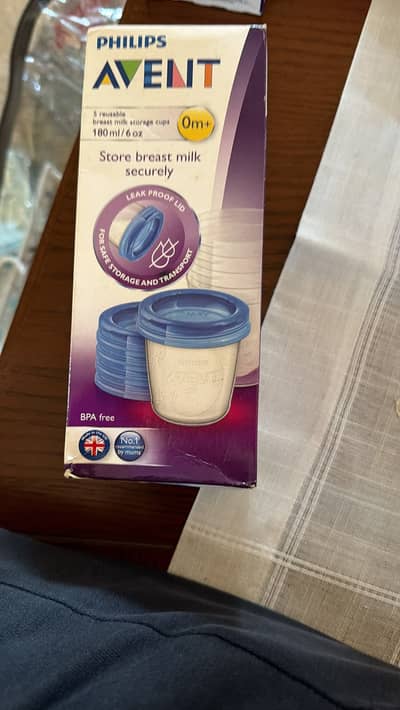 Philips Avent Via Breast Milk Storage Cups 180ml / 6oz