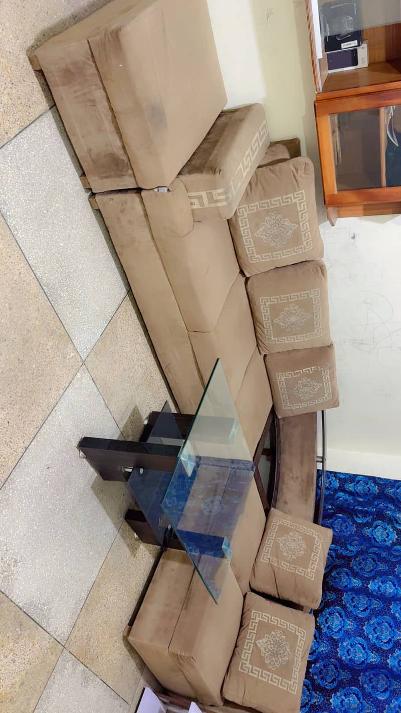 L shaped sofa 0