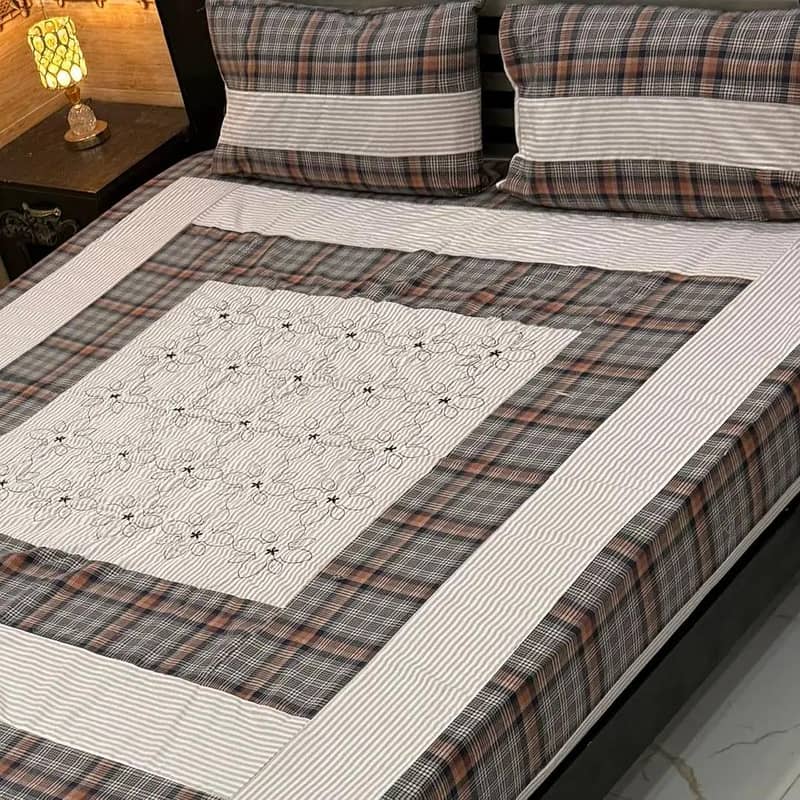 3 piece Double  bedsheet 4