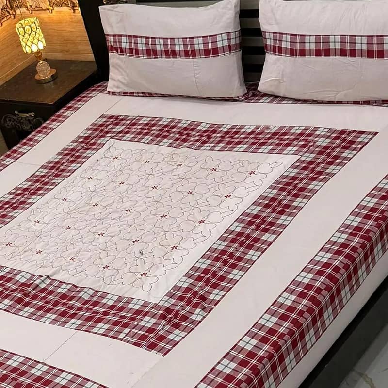3 piece Double  bedsheet 5