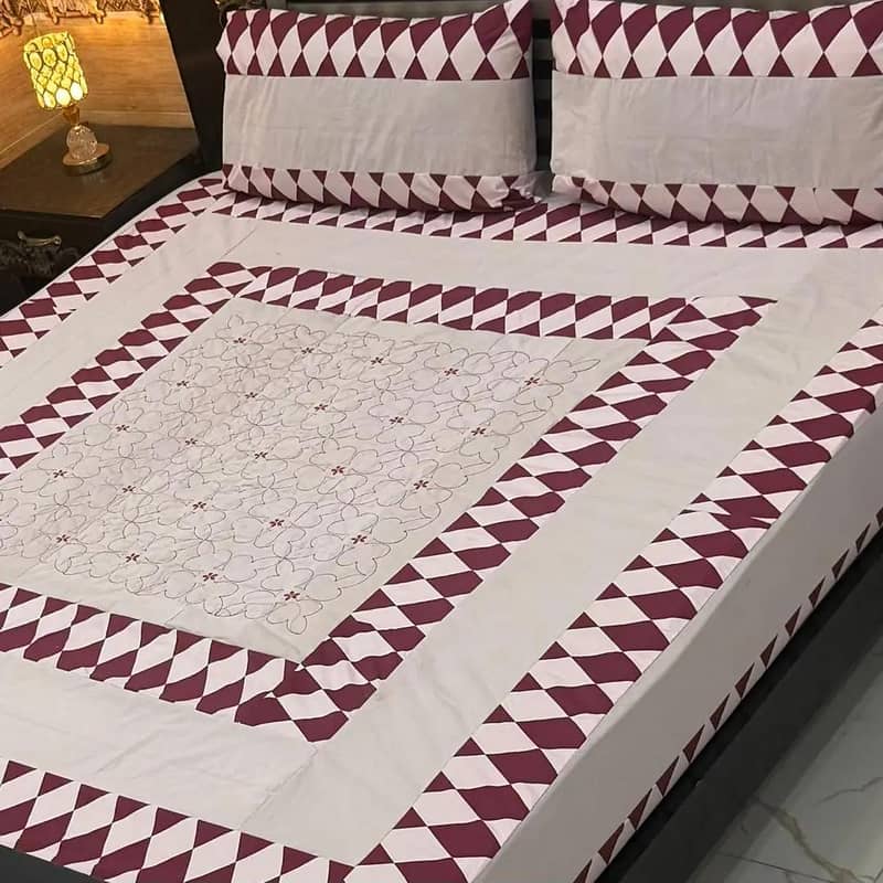 3 piece Double  bedsheet 10