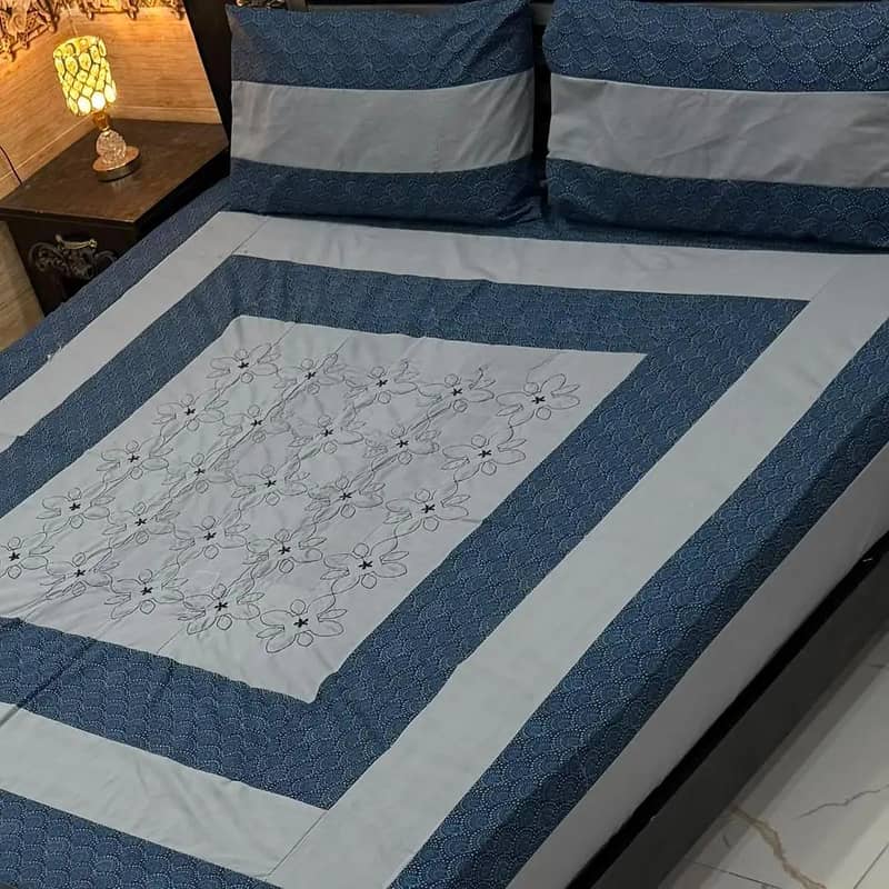3 piece Double  bedsheet 12