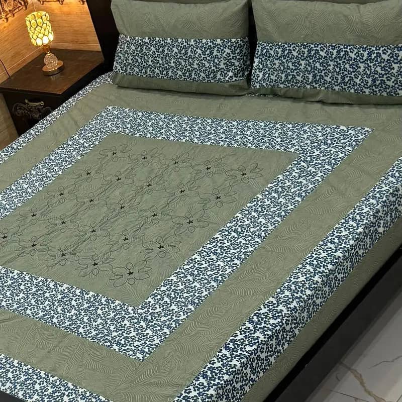 3 piece Double  bedsheet 13