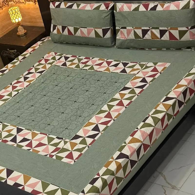 3 piece Double  bedsheet 15