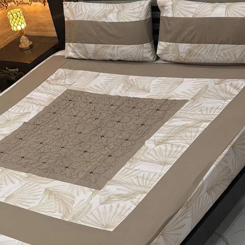 3 piece Double  bedsheet 16