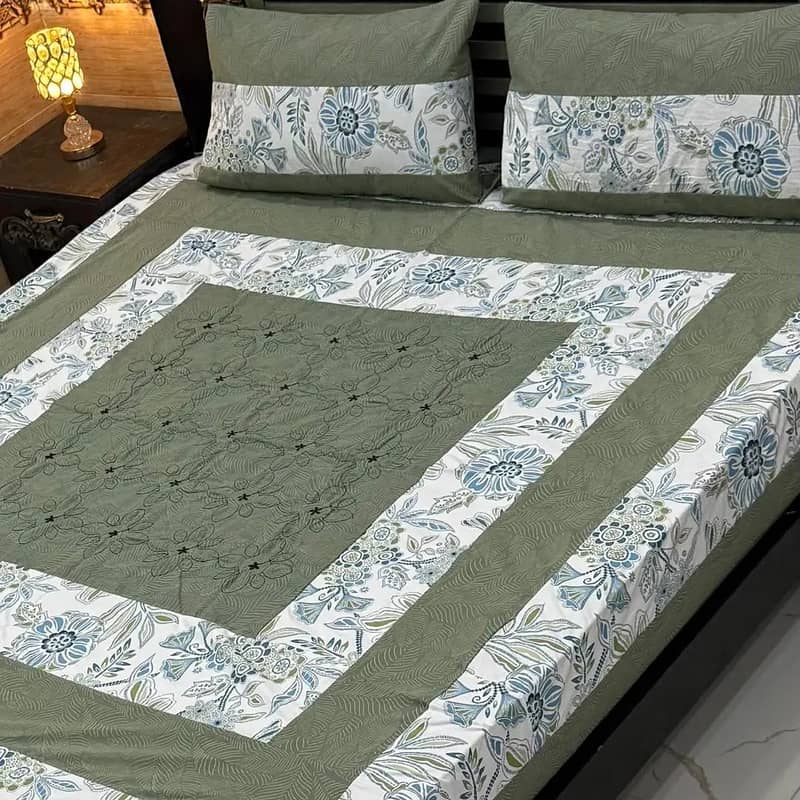 3 piece Double  bedsheet 17