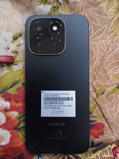 Honor X 6C black color