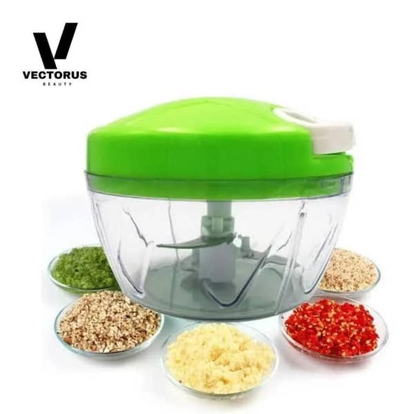 Easy Spin Cutter | Multi-Functional Manual Food Chopper | Hand-Powered Vegetable Slicer, Choppers, Chopper Vegetable Cutter, Vegetable Tools (Multi Color) (No Color Choice)
