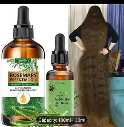 100ml + 30ml Rosemary Oil | Stop Hairfall & Grow 3x Faster Hair`