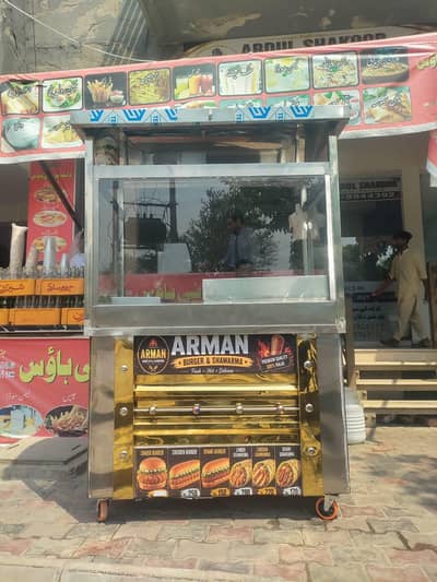 burger and shawarma Stall for sale