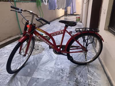 Phoenix 24 Inches Cycle | Red Colour | Good Condition