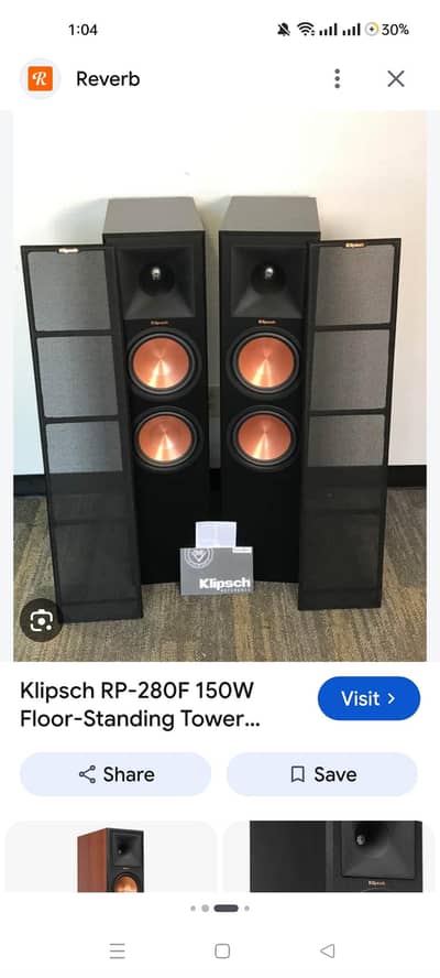 klipch RP 280f floor stand jbl bose