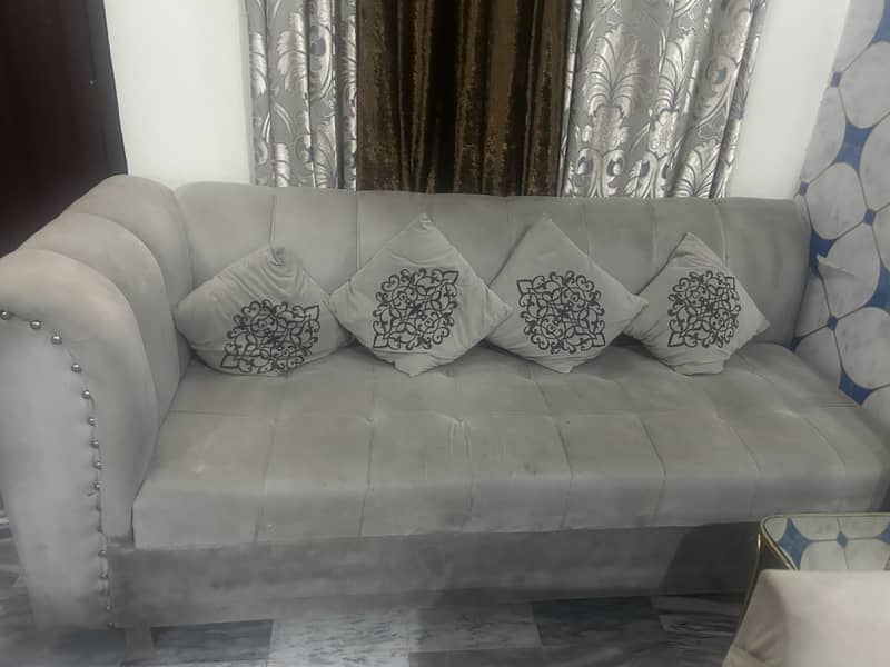 L shape sofa set 1