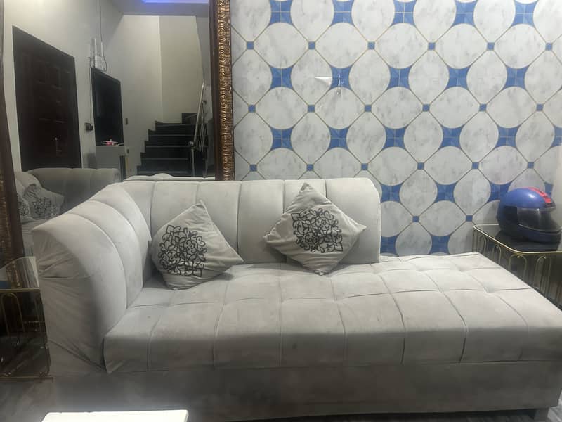 L shape sofa set 2