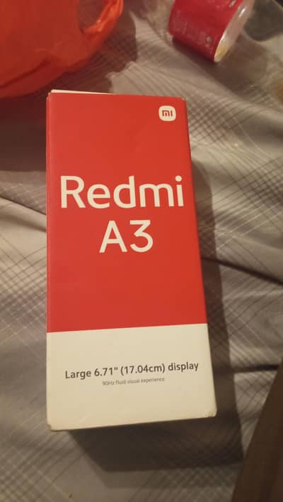 Redmi A3 4gb/128gb with complete box.