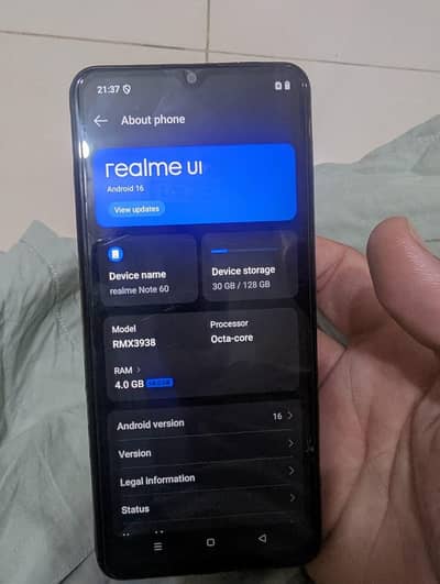 Realme Note 60x