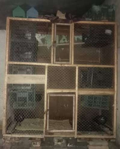 wood cage