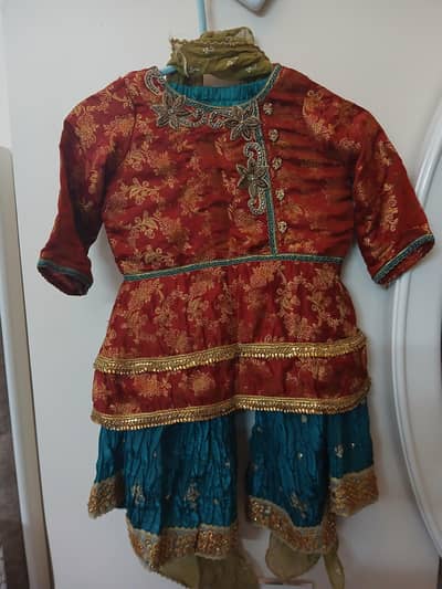 shirt, garara, dupatta, potli