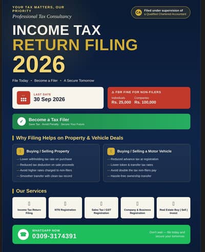Income Tax Return Filing 2026 | Deadline: 30 Sep