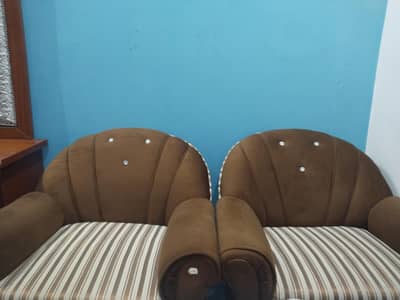 sofa and side table